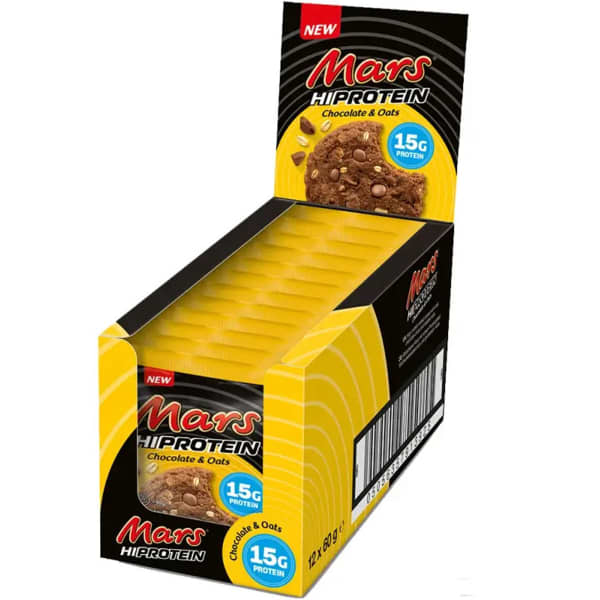 Barres énergétiques MARS PROTEIN MARS HIGH PROTEIN COOKIE CHOCOLATE/OATS X12 UNICOLORE