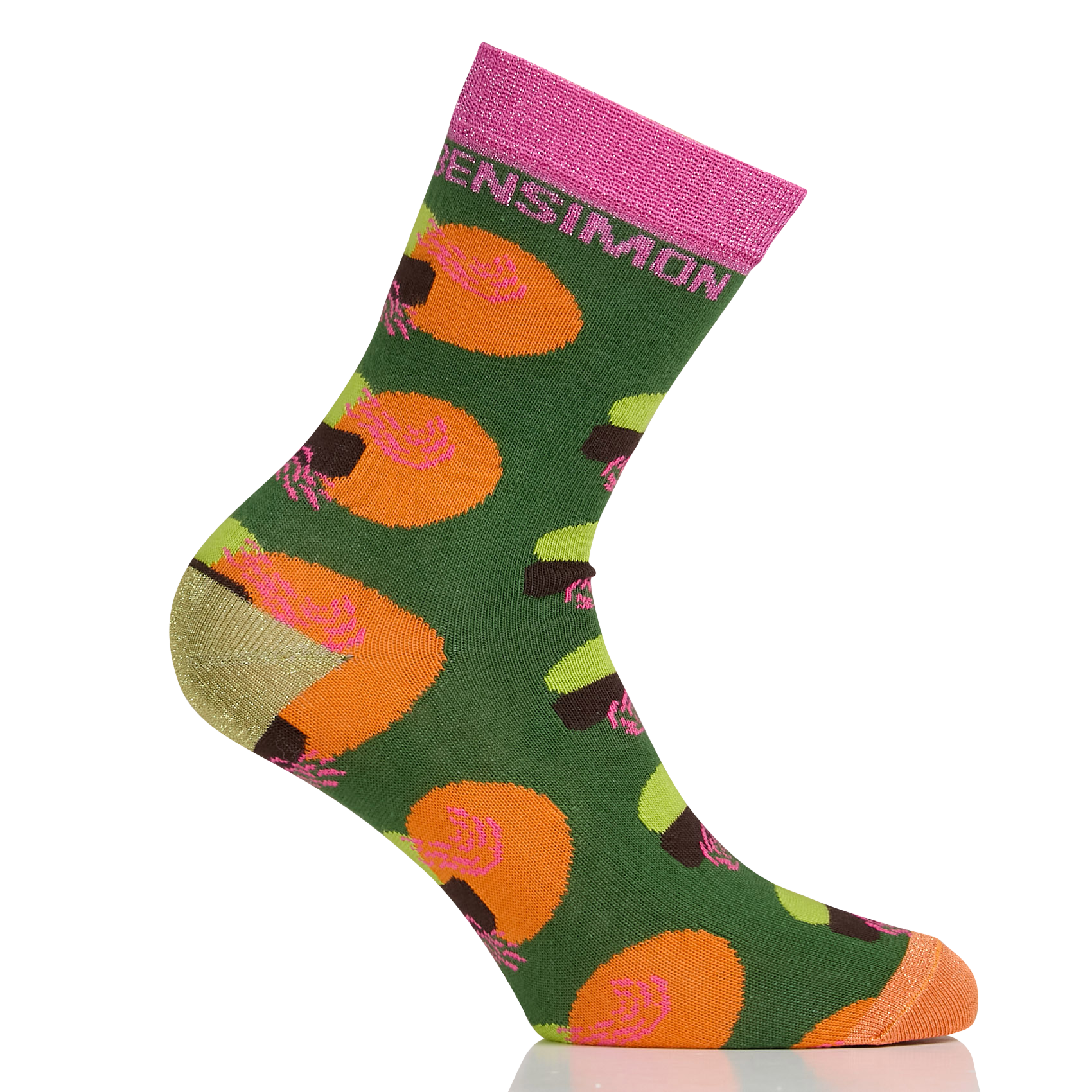 Chaussettes rayées en coton mélangé | Multicolore