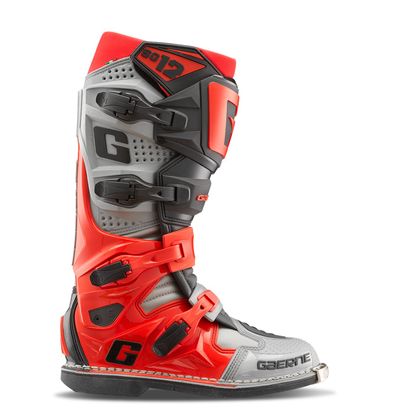 Bottes cross Gaerne SG12 2025 - Gris / Rouge