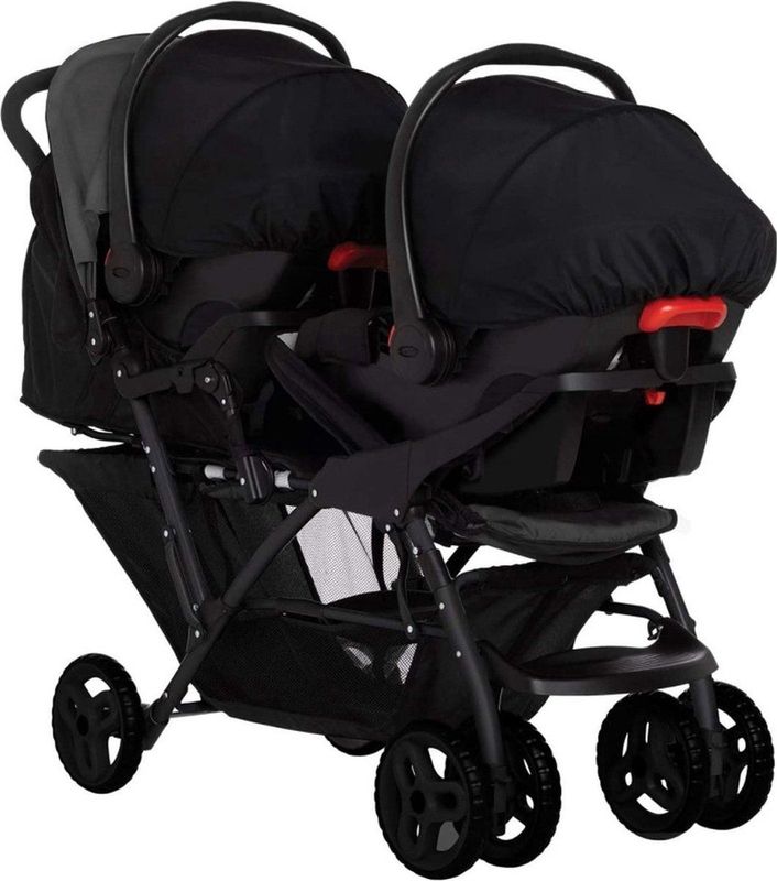 Graco Stadium Duo Buggy - Black / Grey