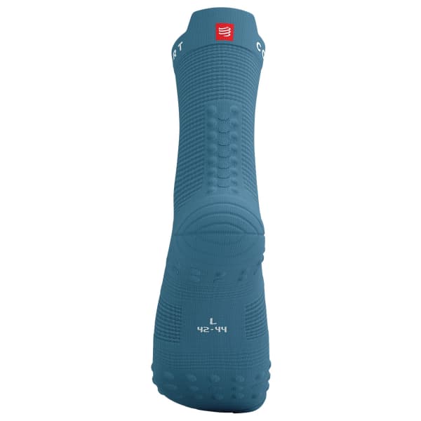 Chaussette running COMPRESSPORT PRO RACING SOCKS V4.0 RUN HIGH NIAGARA BLUE/WHITE