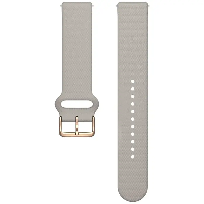 Polar Polsband Ignite/Unite/Pacer 20mm Siliconen Grijs S-L T