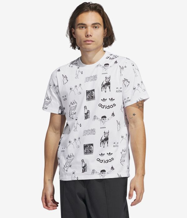 adidas Dill G 2 T-Shirt (white black)