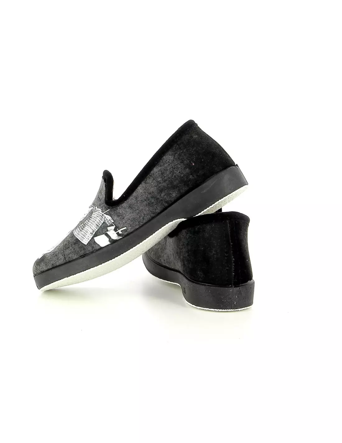LA MAISON DE L ESPADRILLE 7666 - Pantoufles & chaussons Noir