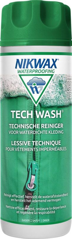 Nikwax Tech Wash, reiniging voor outdoor jassen en kleding