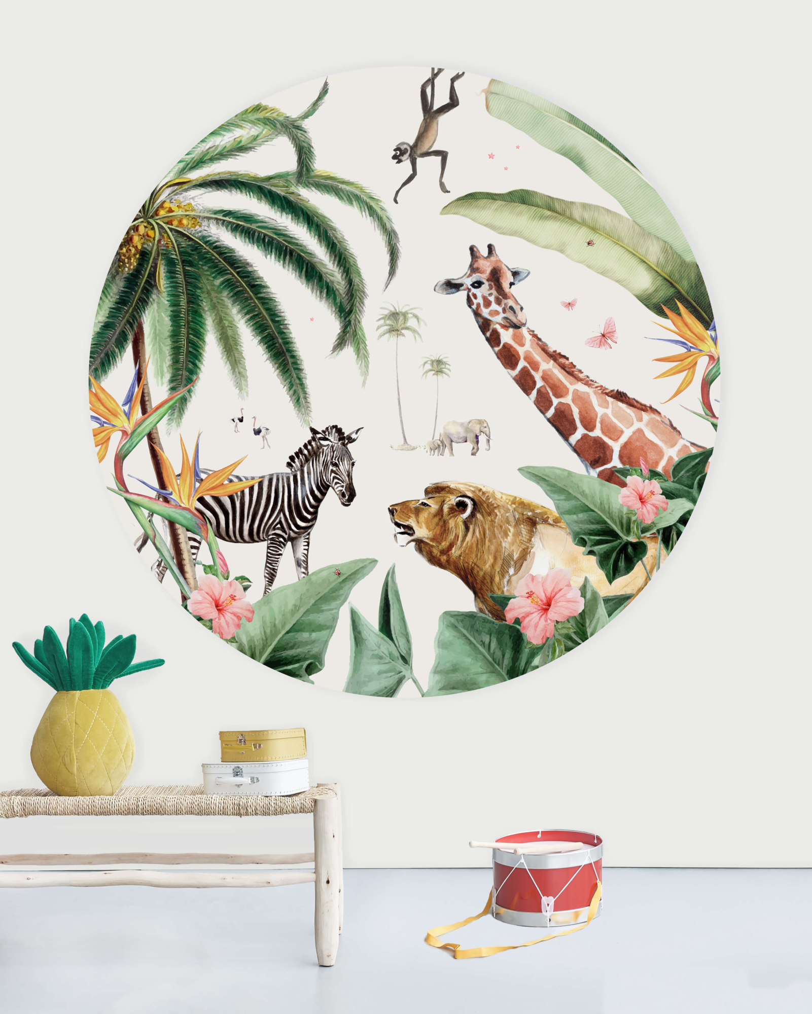 Behangcirkel Sanny & Charlie 120cm