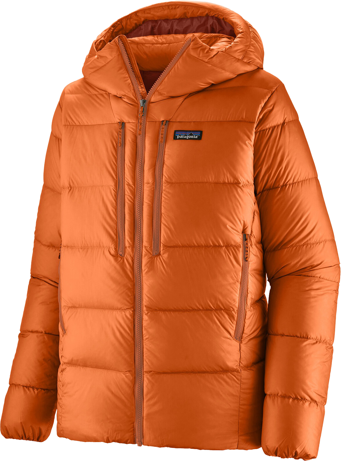 Fitz Roy Down Hoody Herre Redtail Rust