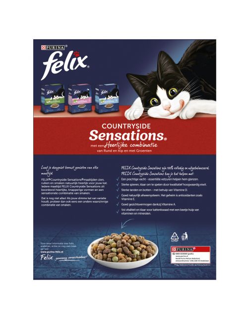 Felix Countryside Sensations Rund&Kip&Groente - Kattenvoer