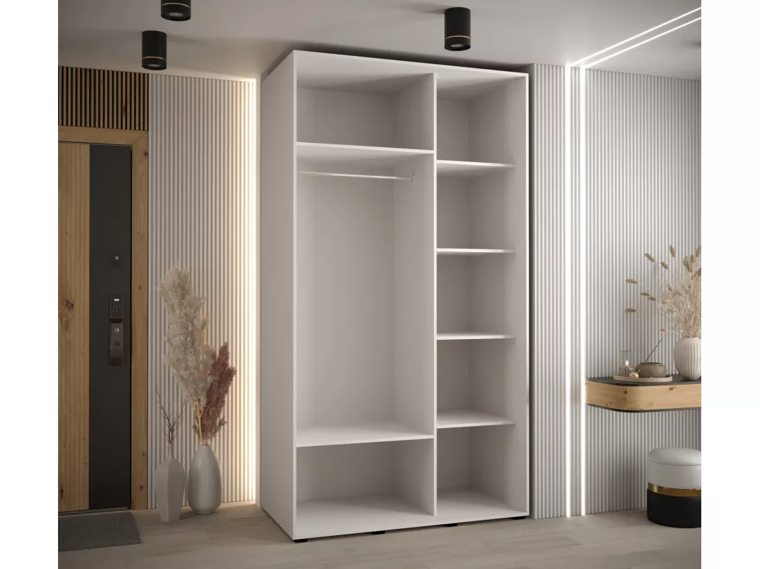 ARMOIRE DAVOS 9 À PORTES COULISSANTES 235,2/140/60 2 portes