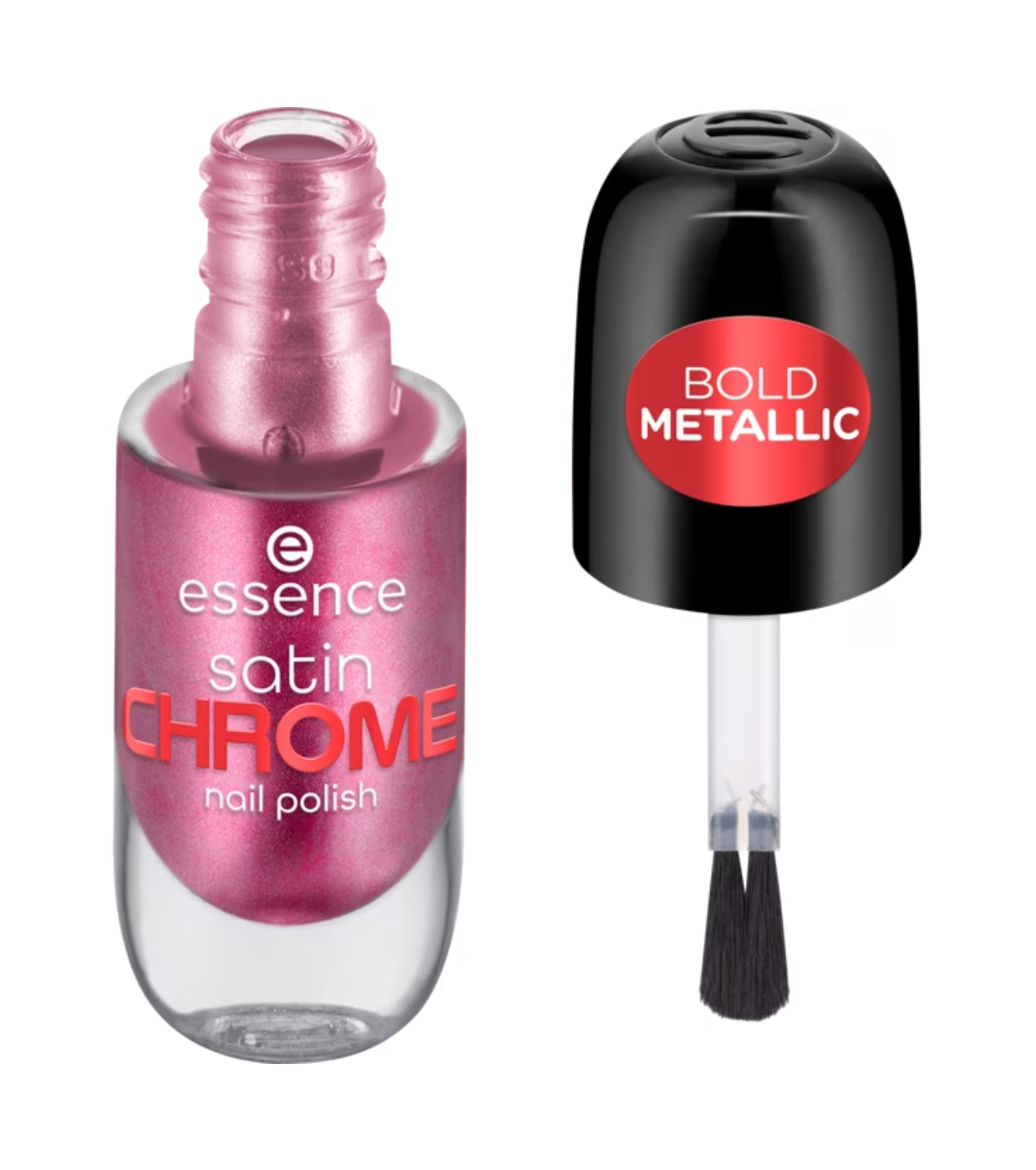 essence - Esmalte Satin Chrome - 03: Meta Maroon