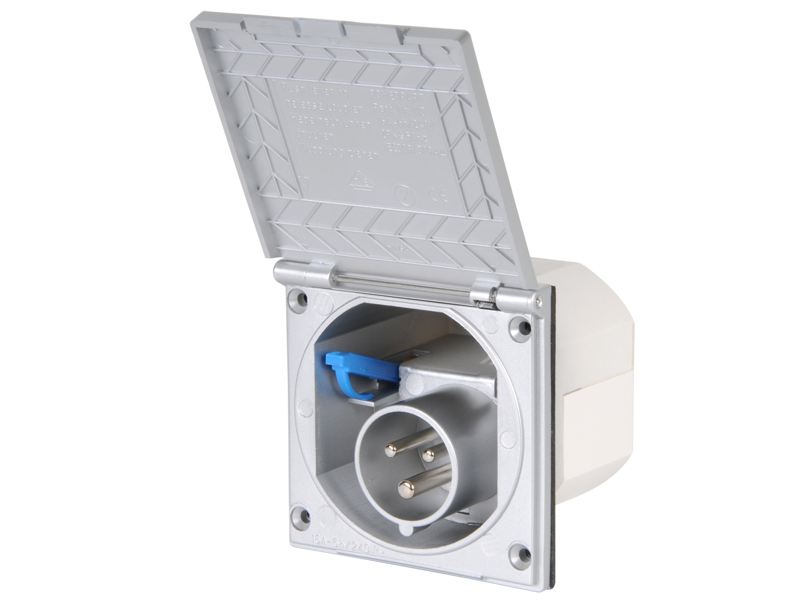 HABA CEE wandinvoerdoos - silver