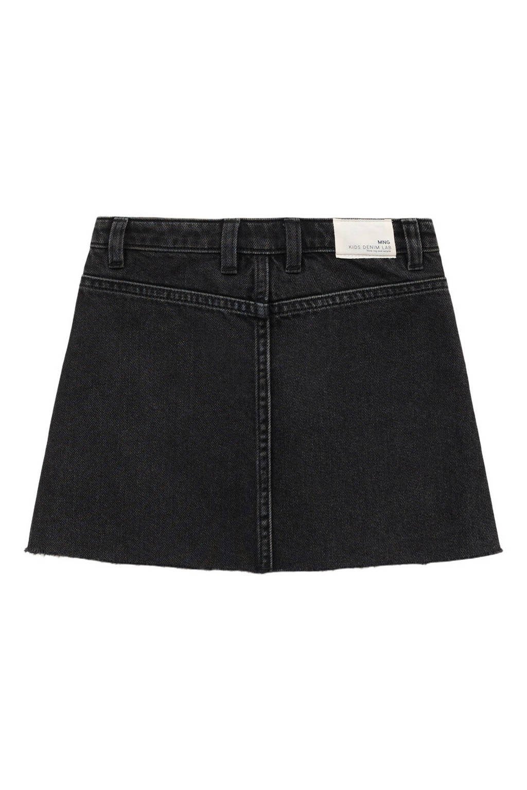 Mango Kids spijkerrok donkergrijs