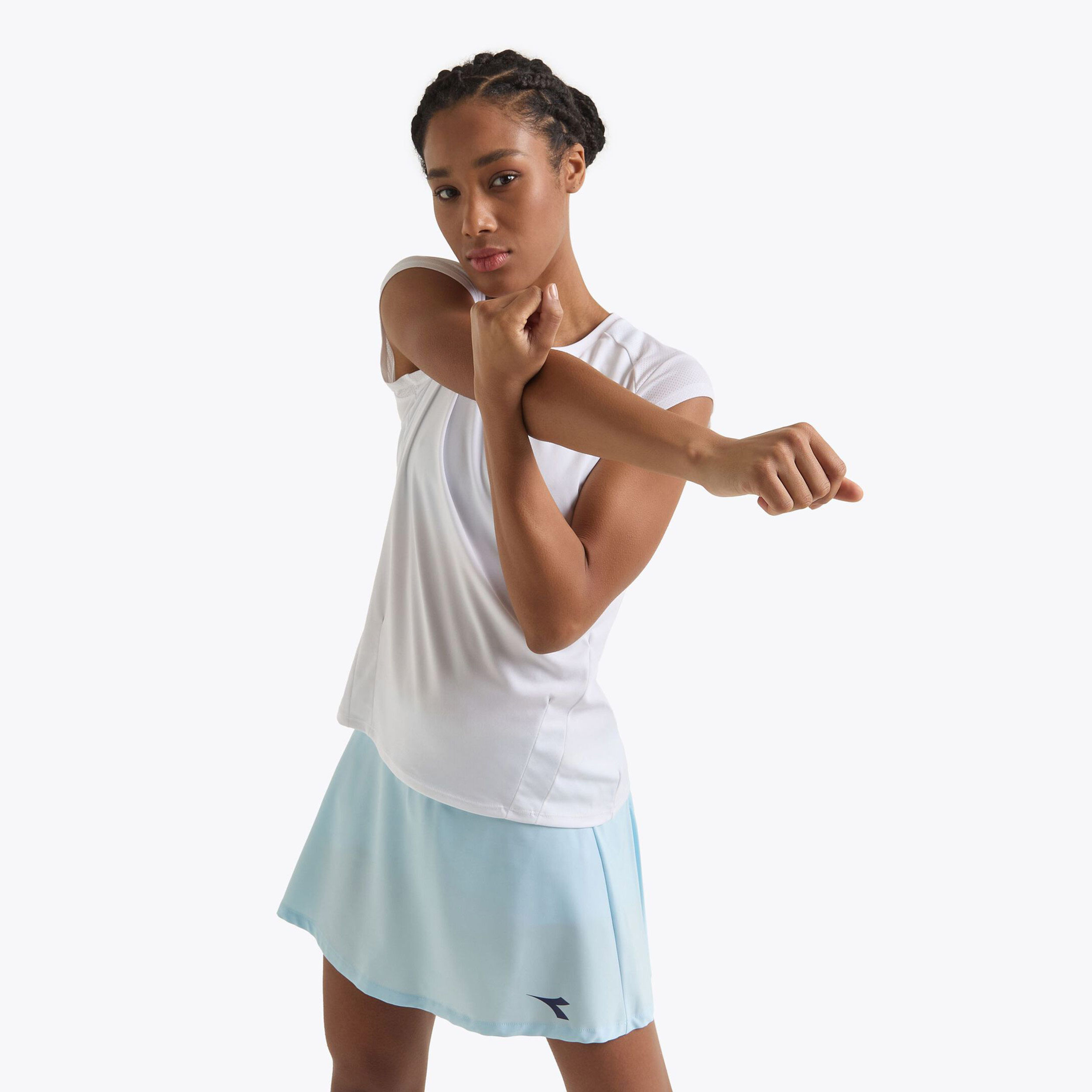 Diadora L. T-shirt Femmes - Blanc
