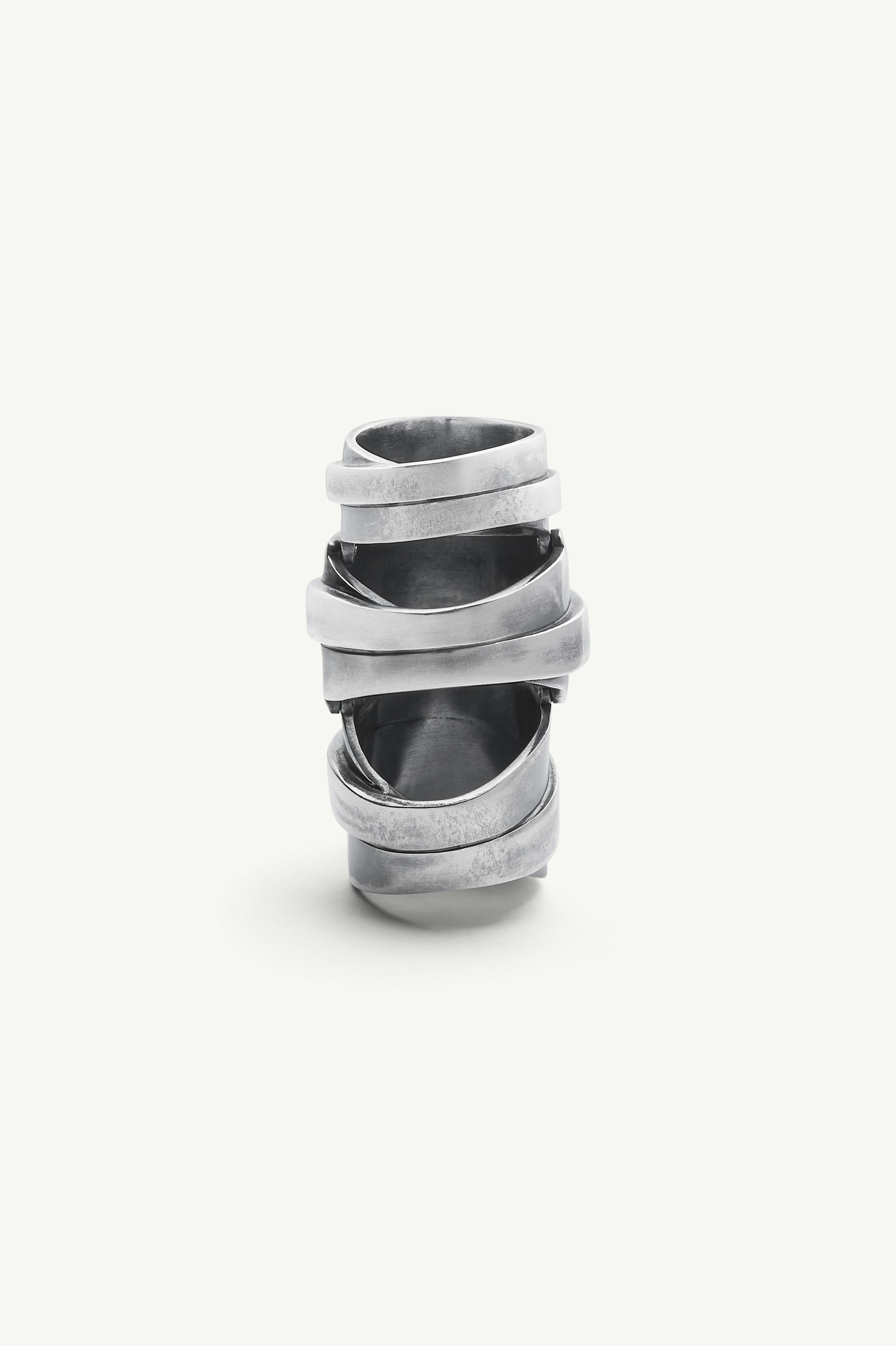 Minimal logo 4mm ring Argenté