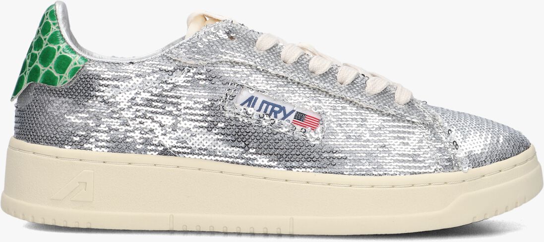 zilveren autry lage sneakers dallas low wom