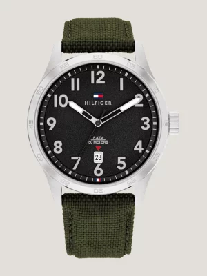 Relógio com pulseira de aço inoxidável CORDURA