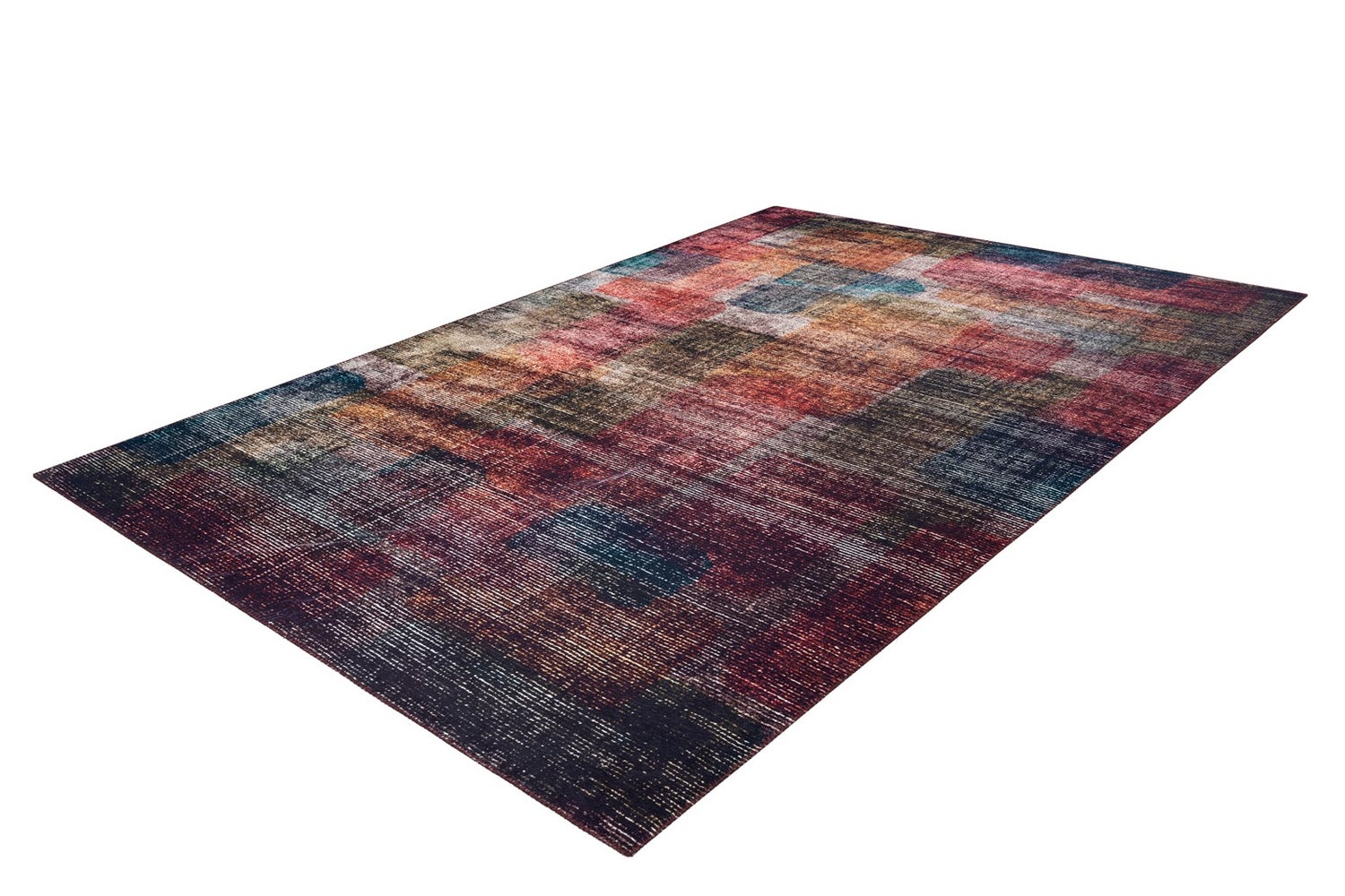 Vlakpolig vloerkleed Nebuluxe Multi Modern, vintage design 80 x 150 cm
