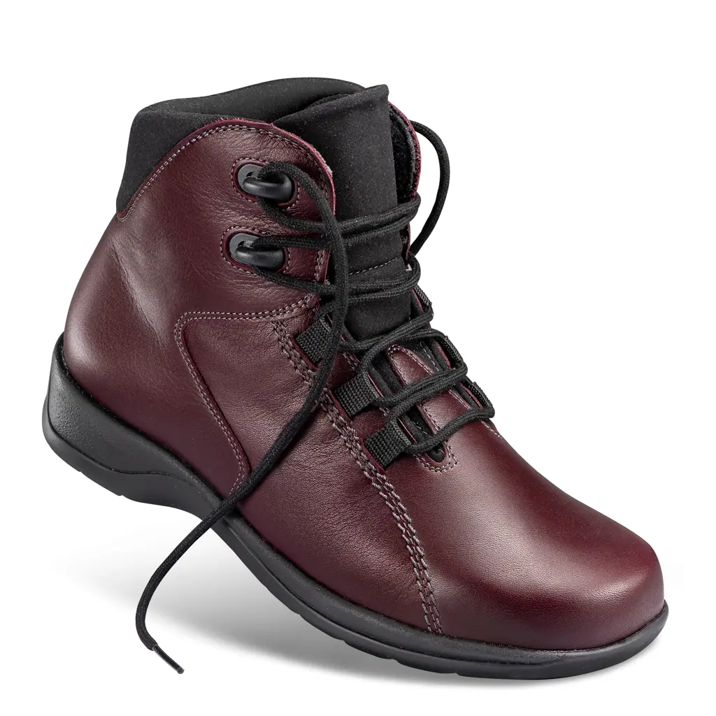 DAMEN - Halbstiefel CINDY aubergine