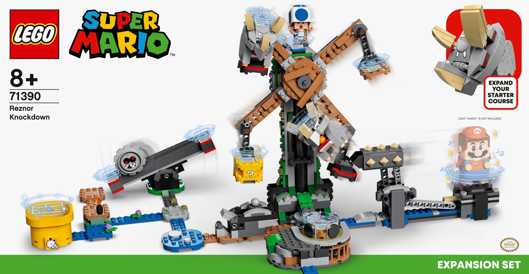 LEGO Super Mario - Reznor-væltning udvidelsessæt (71390)