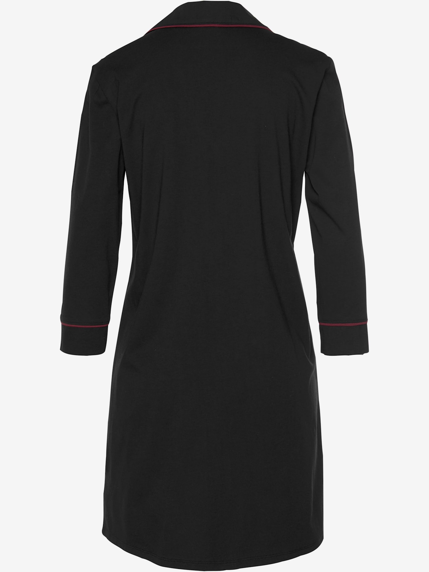 Chemise de nuit classique avec col à revers