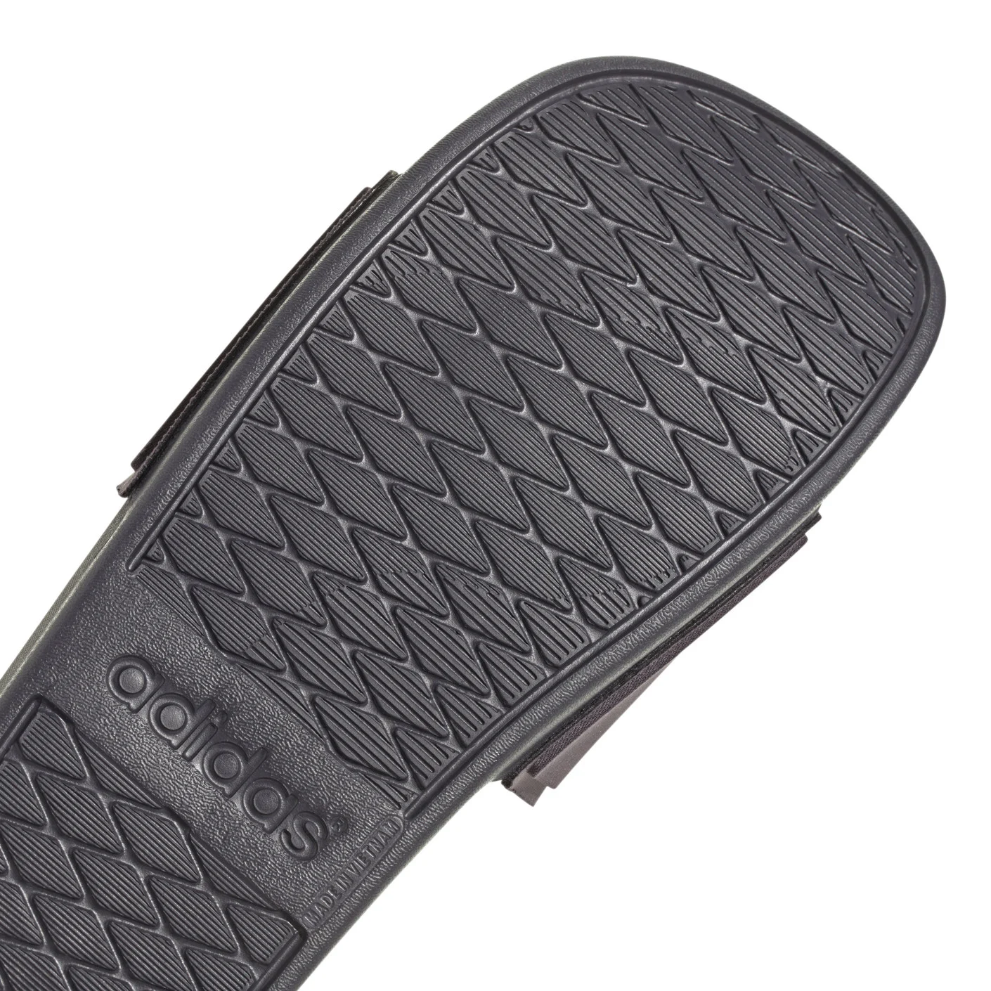 Adidas Adilette Comfort Elevated Slippers Zwart Donkerpaars