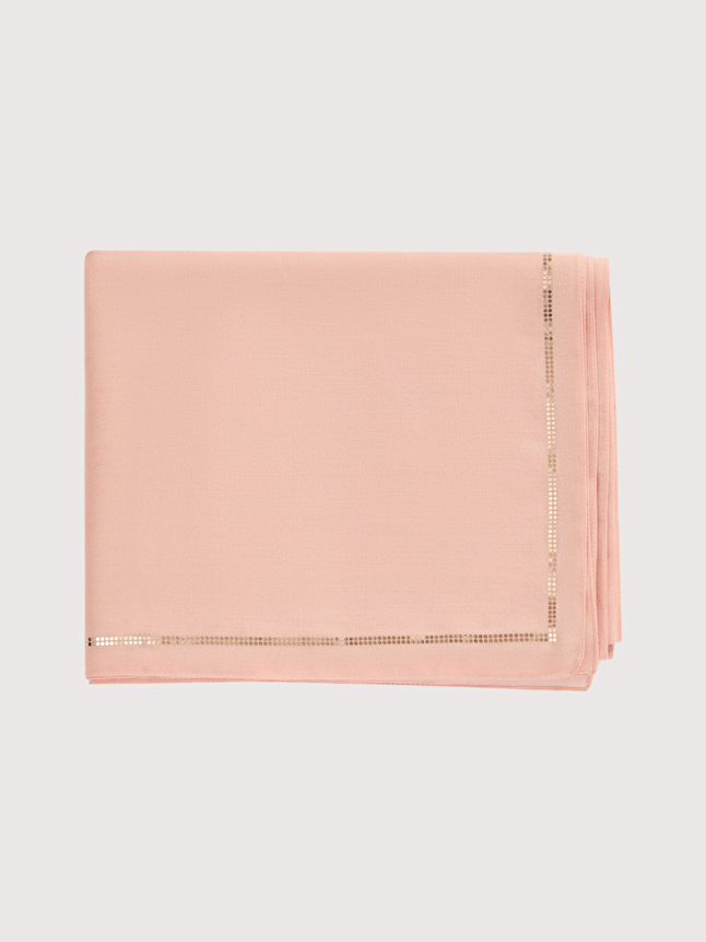 Foulard uni détails strass