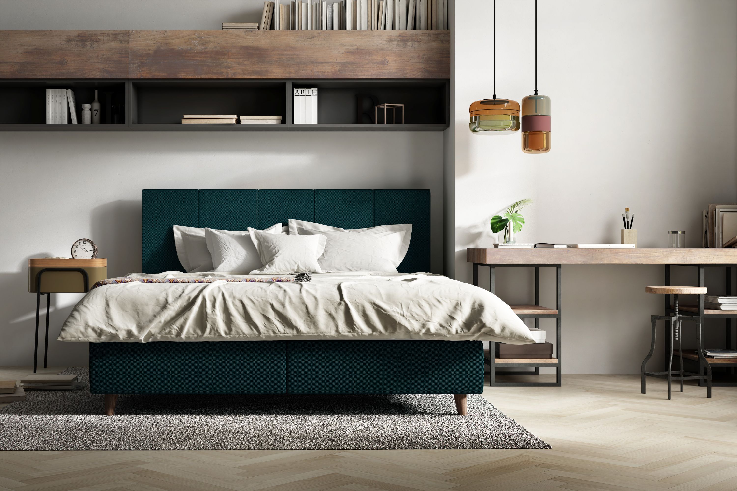 Boxspringbett SCHLARAFFIA RIGOLETTO 160 x 200 cm H2