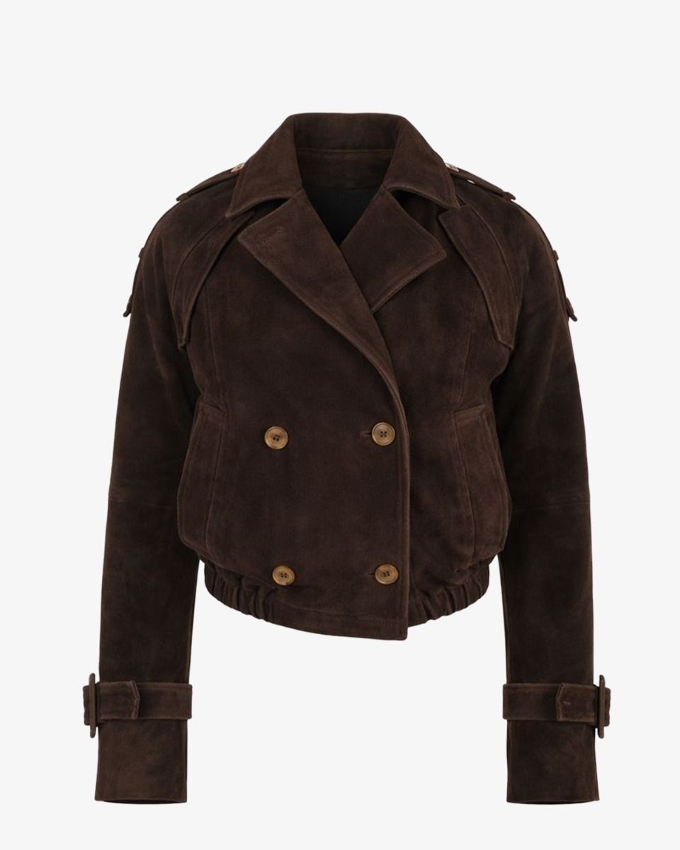 Goosecraft Maggie Donkerbruin Dames Trenchcoat