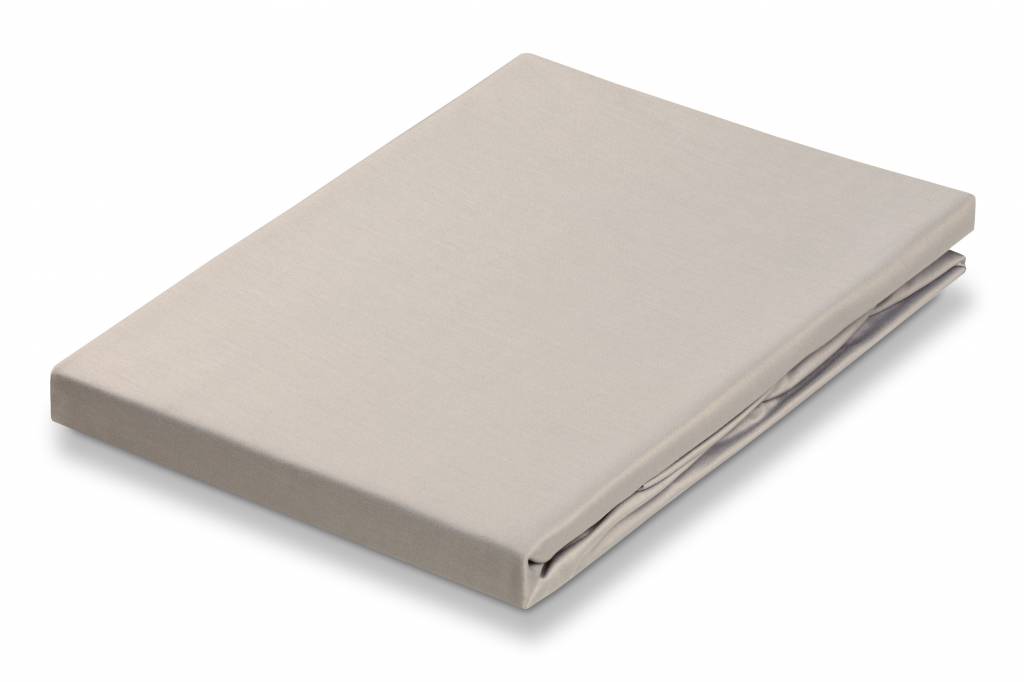 Satin Soft Hoeslaken Sand | 180 x 200 cm | Beige | Bruin