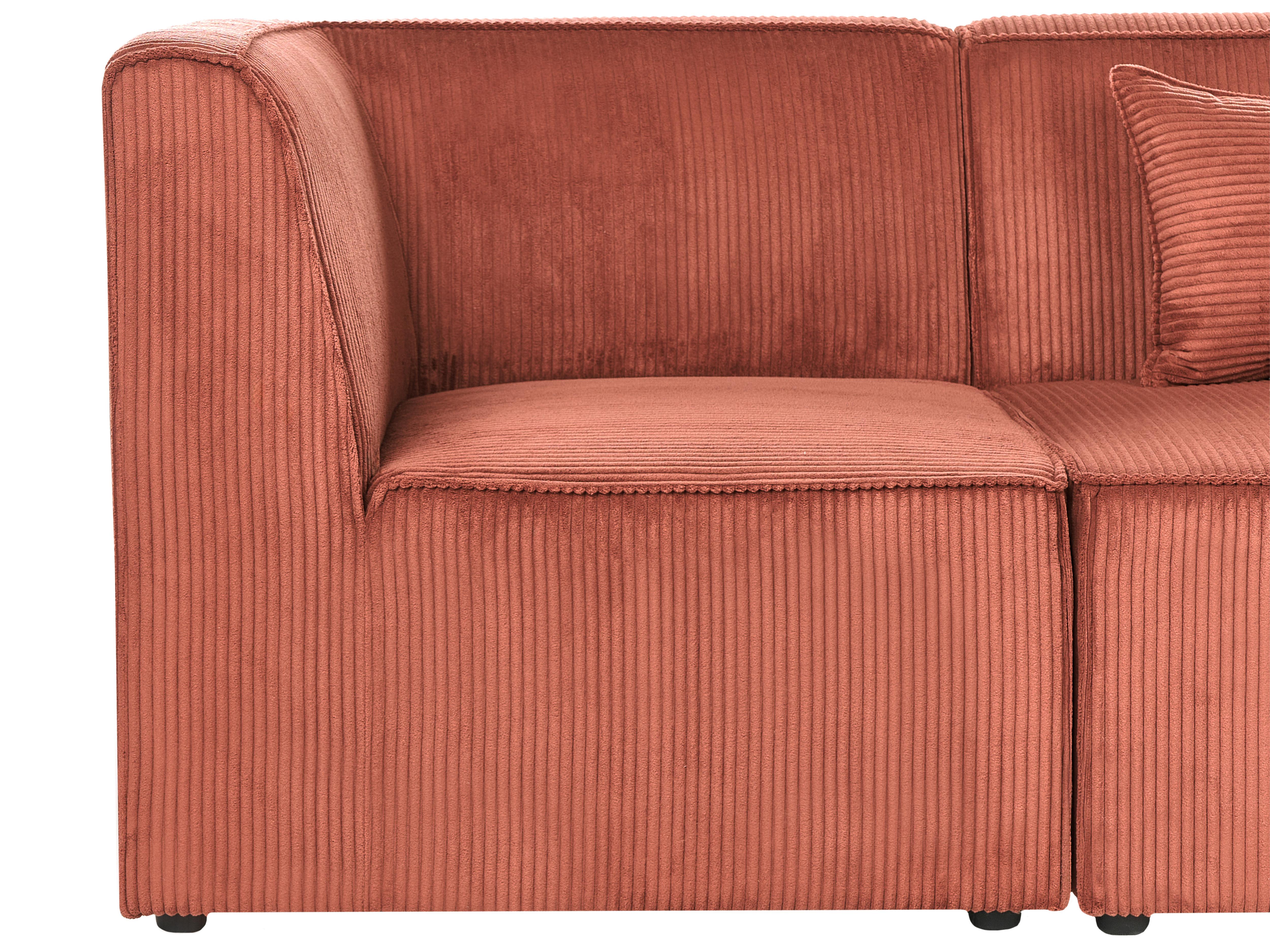Modulaire bank 3-zits LEMVIG Corduroy Goudbruin