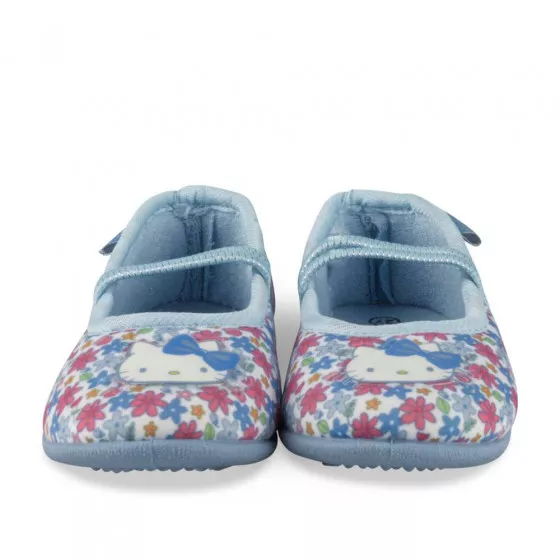 Chaussons BLEU HELLO KITTY