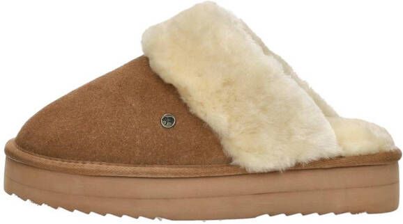 Warmbat Suède Pantoffels voor Wolkenwandeling Brown Dames