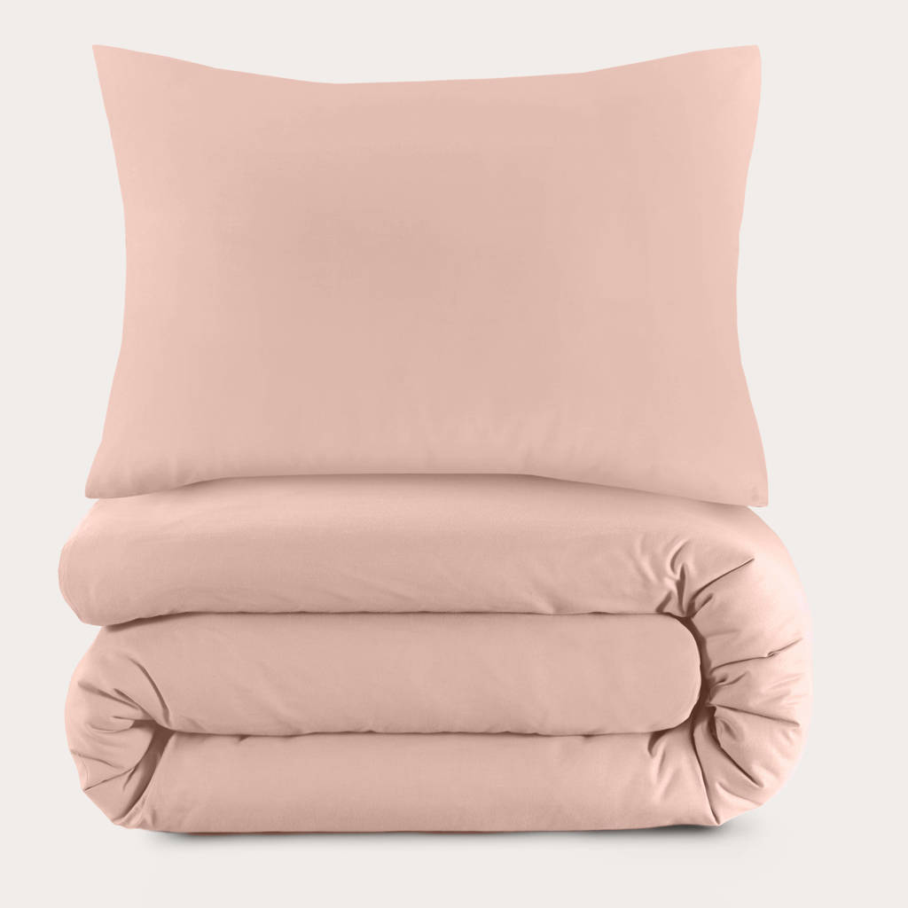 katoenen dekbedovertrek kinderbed roze (120x150 cm)