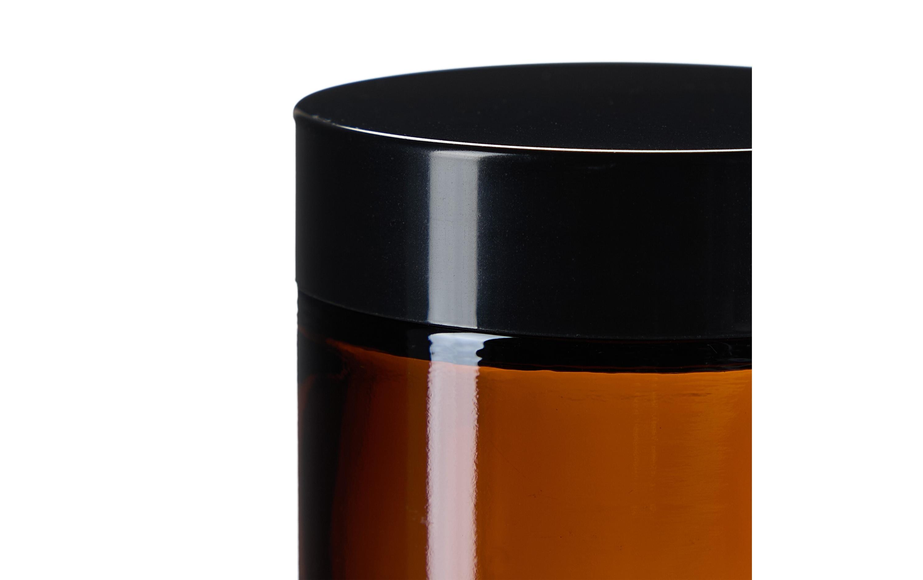 Braunglas Salbentiegel 60 ml, 16 StückZur Aufbewahrung von selbst gemachten Cremes, Salben oder ätherischen Ölen