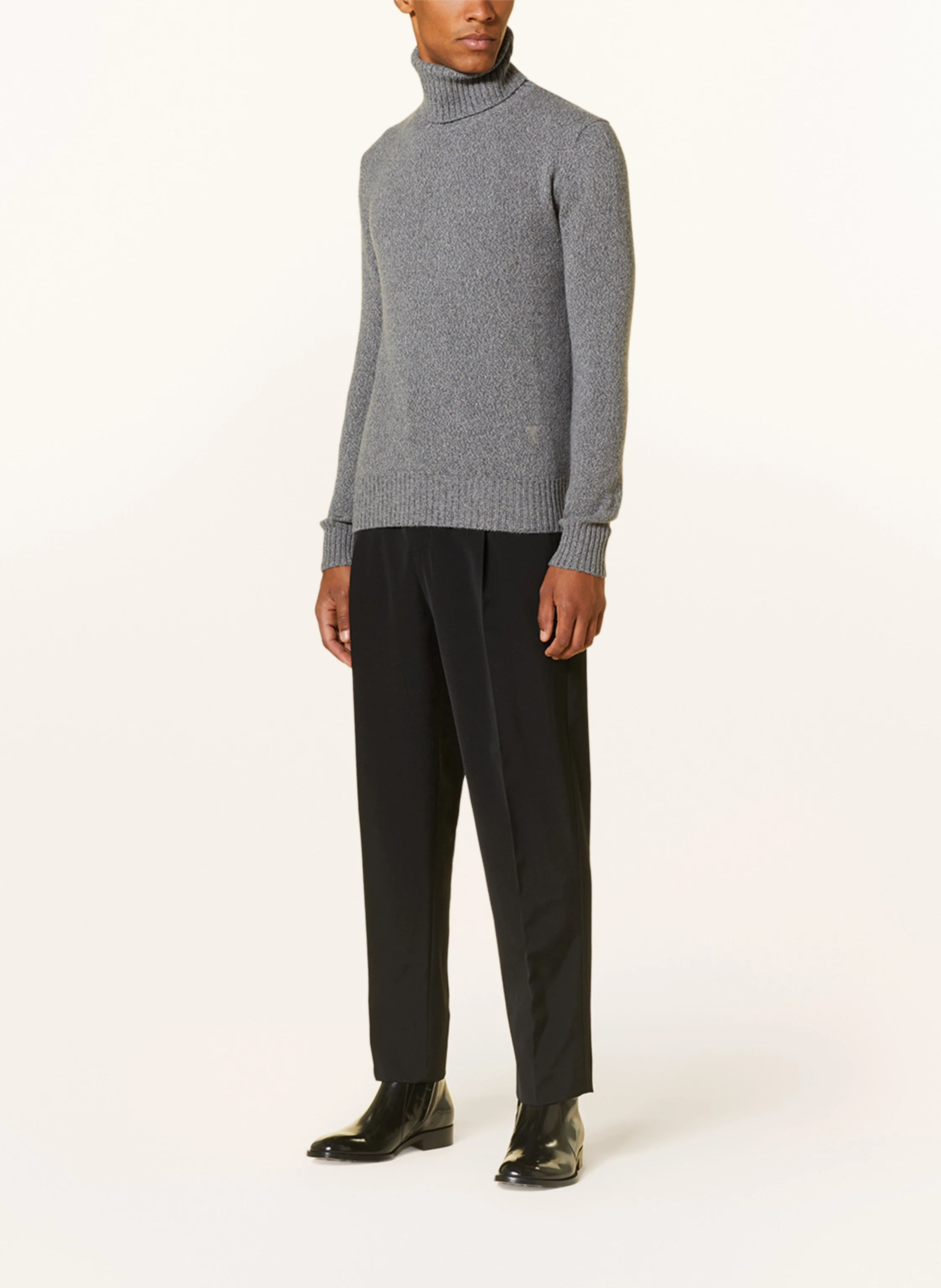 AMI PARIS Rollkragenpullover aus Cashmere