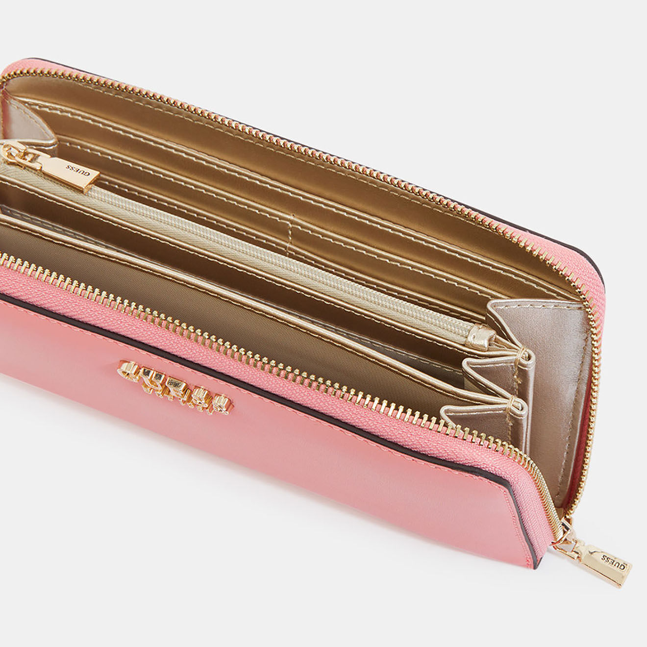 Guess Portefeuille Laurel rose - 10x20.5x2.5 cm
