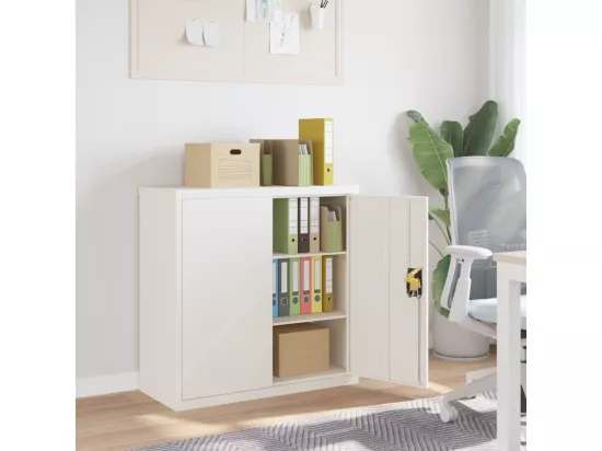 Classeur blanc 90x40x90 cm acier