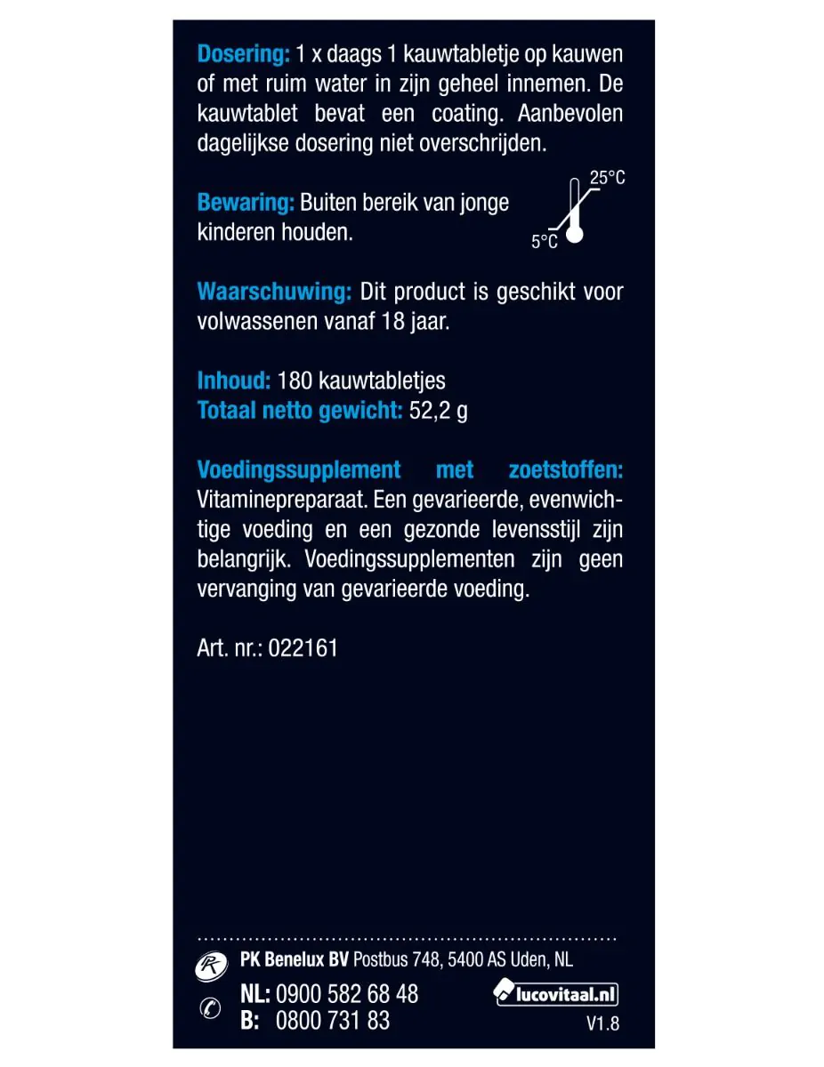 Vitamine B12 1000 mcg tabletten
