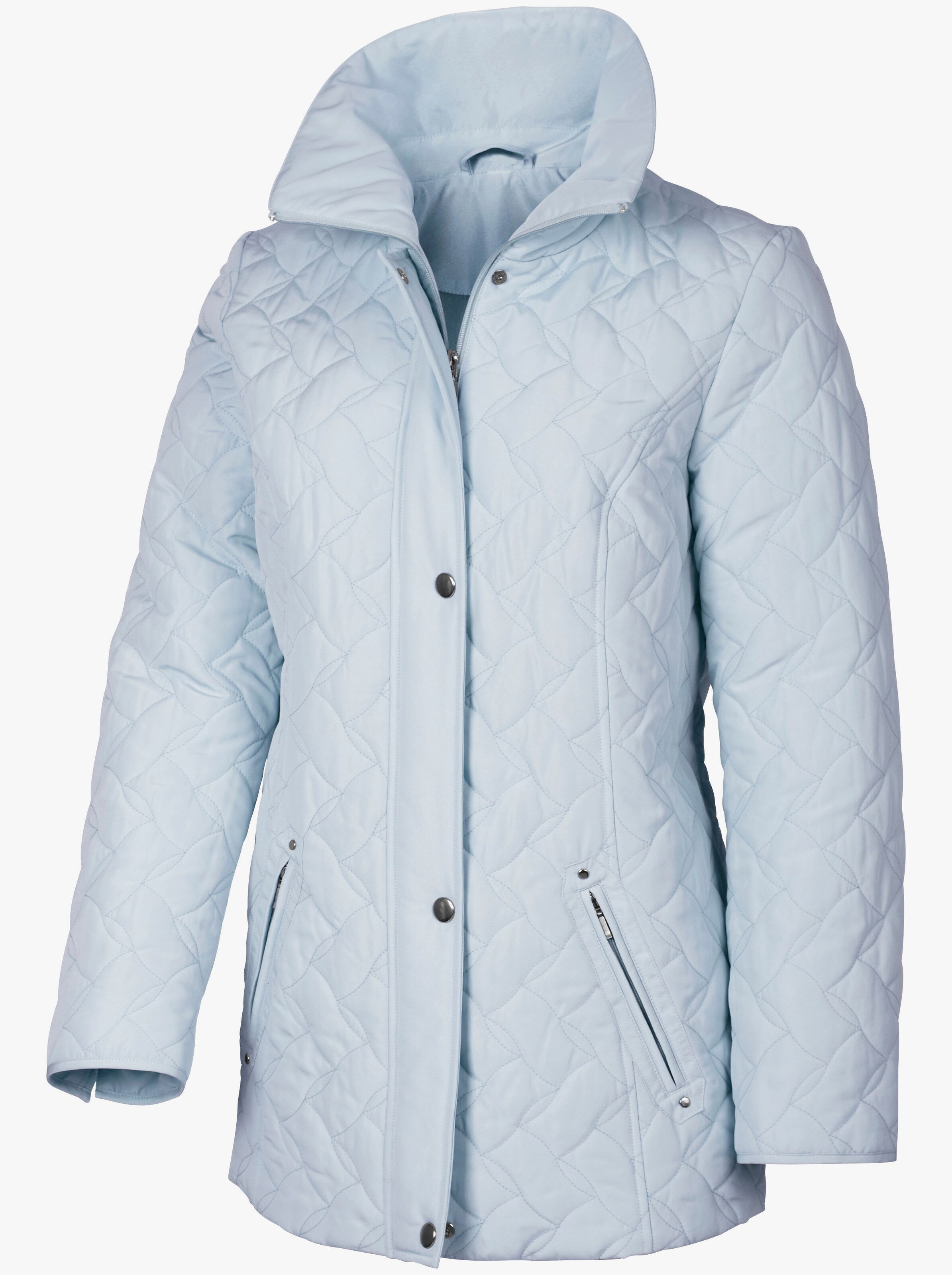 Steppjacke mit formgebenden Nähten