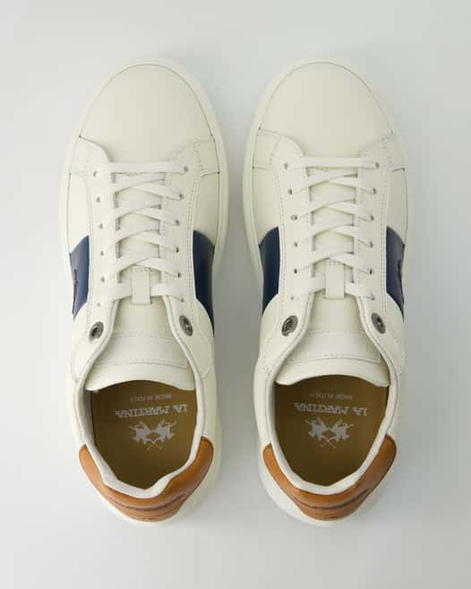 La Martina LFM251.005.4180 Sneaker in Weiß