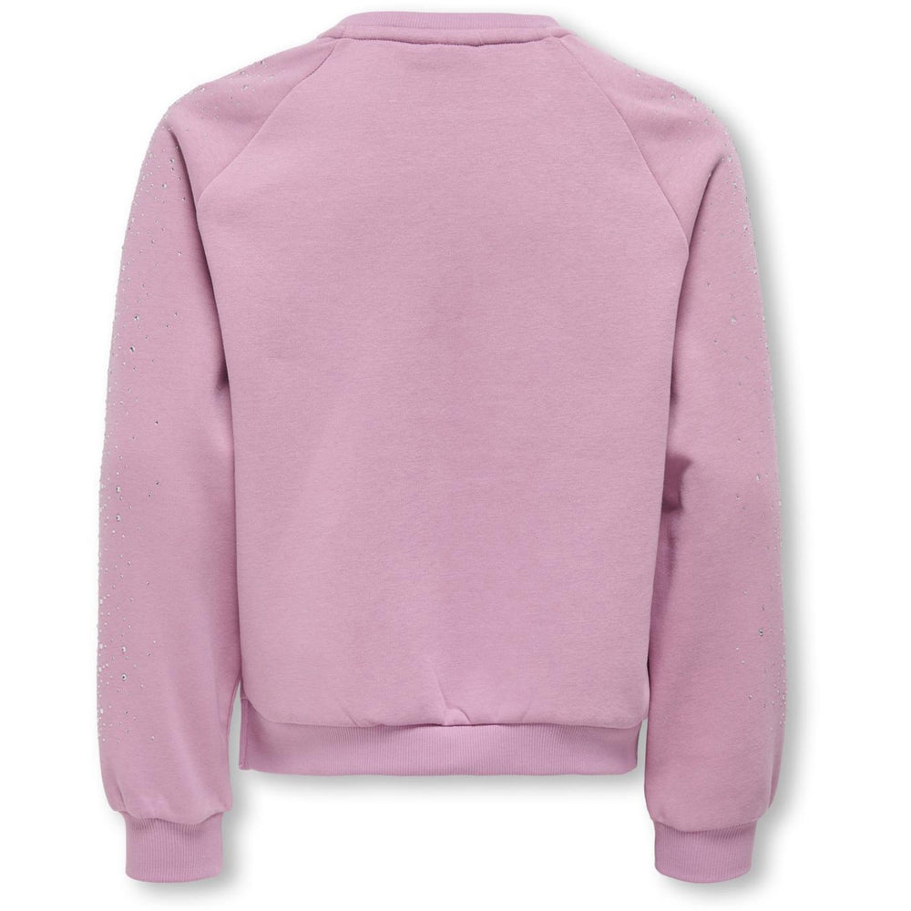 Køb kids ONLY Mauve Orchid Rhinestones Kogzenna Life Ls Oversize Rhinestone Swt