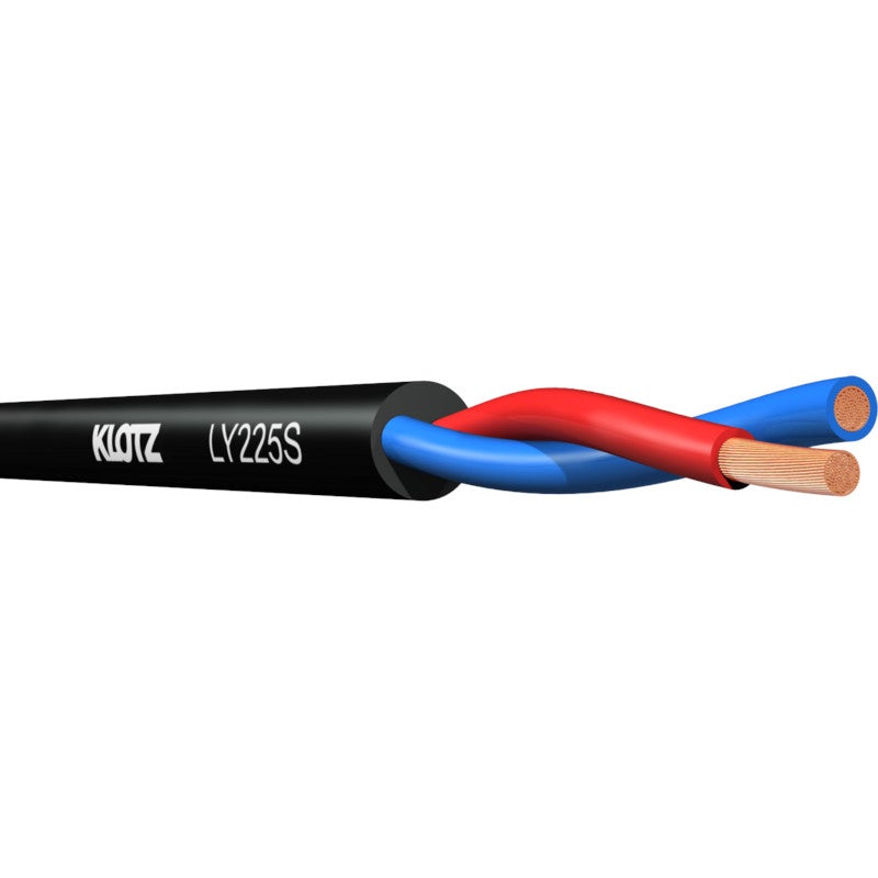 Klotz LY225S.050 speakerkabel, 2x 2.5 mm², 50 meter