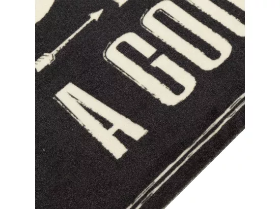 Tapis de cuisine lavable texte Coffee 60x180 cm velours