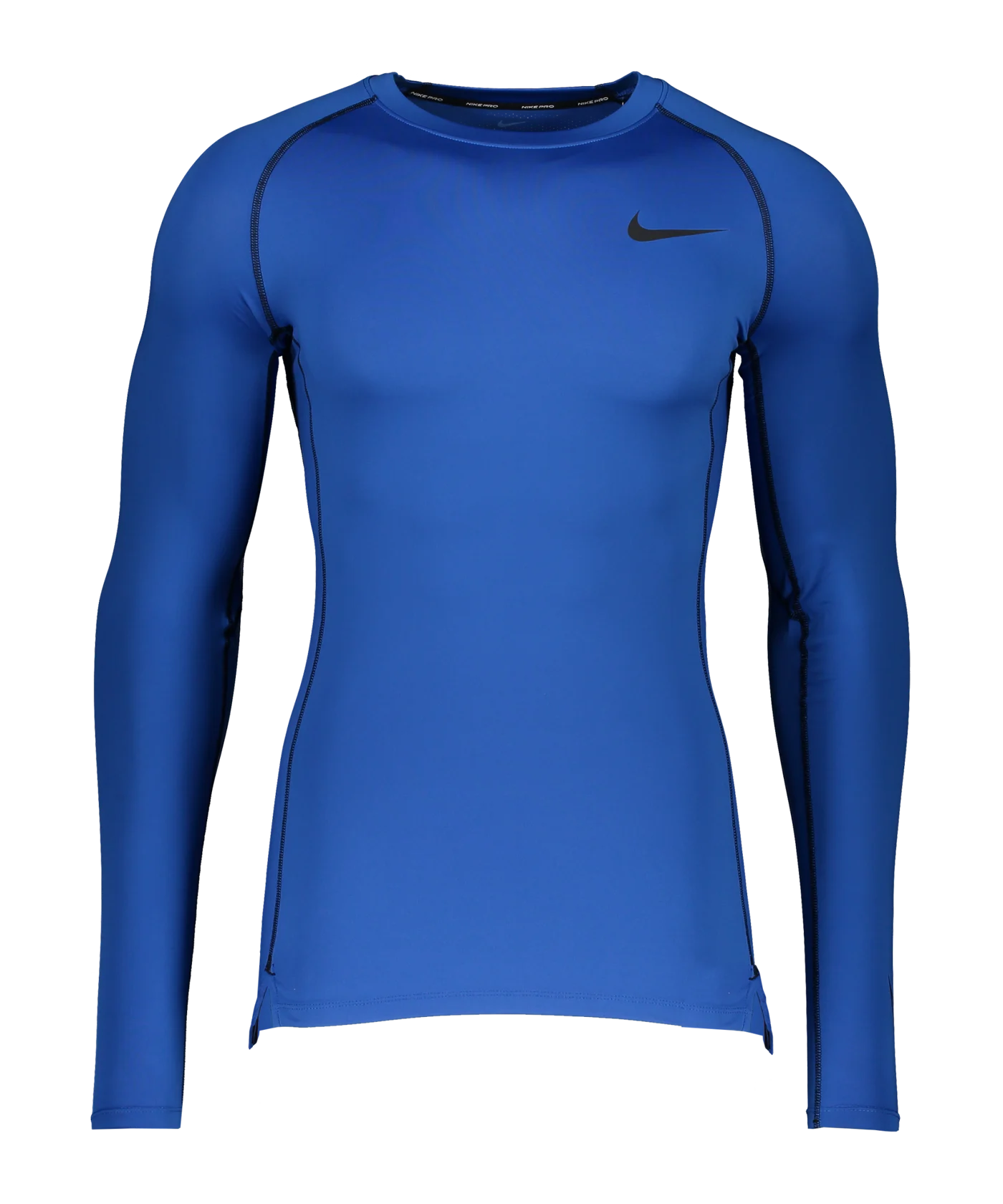 Nike Pro Longsleeve Blau Schwarz F480