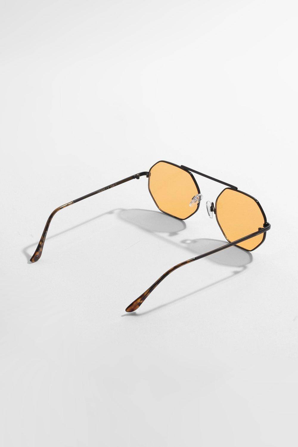 boohoo Lunettes de soleil aviateur rétro