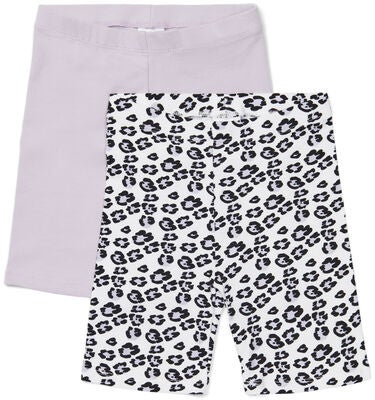 Luca & Lola Agnese Sykkelbukse 2-Pack, Purple/White