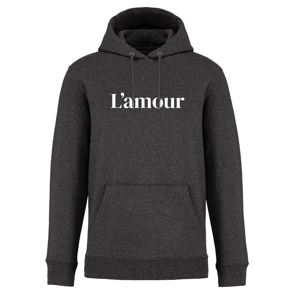 Sweat Capuche Recyclé - L'amour