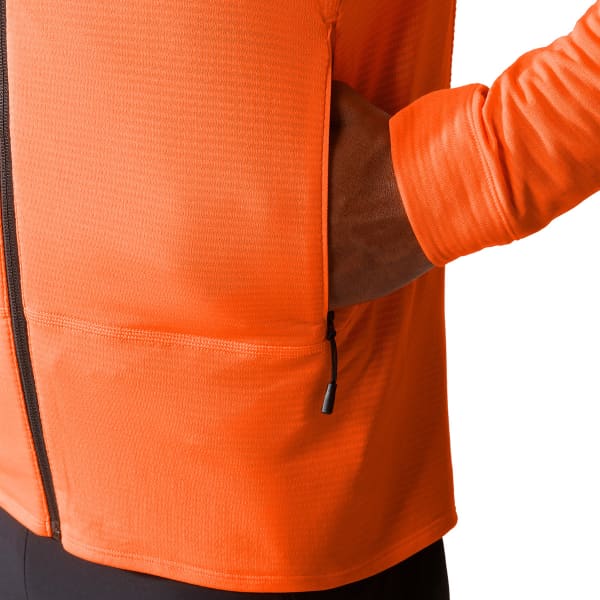 Veste polaire randonnée THE NORTH FACE M BOLT POLARTEC JKT SHOCKING ORANGE/TNF BLACK