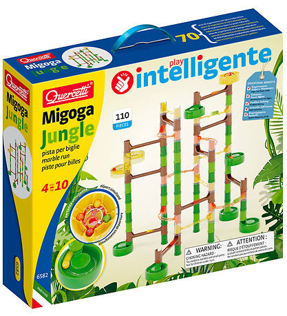 Quercetti Kuglebane - Migoga Jungle MarBlå Run - 108 Dele - 6582