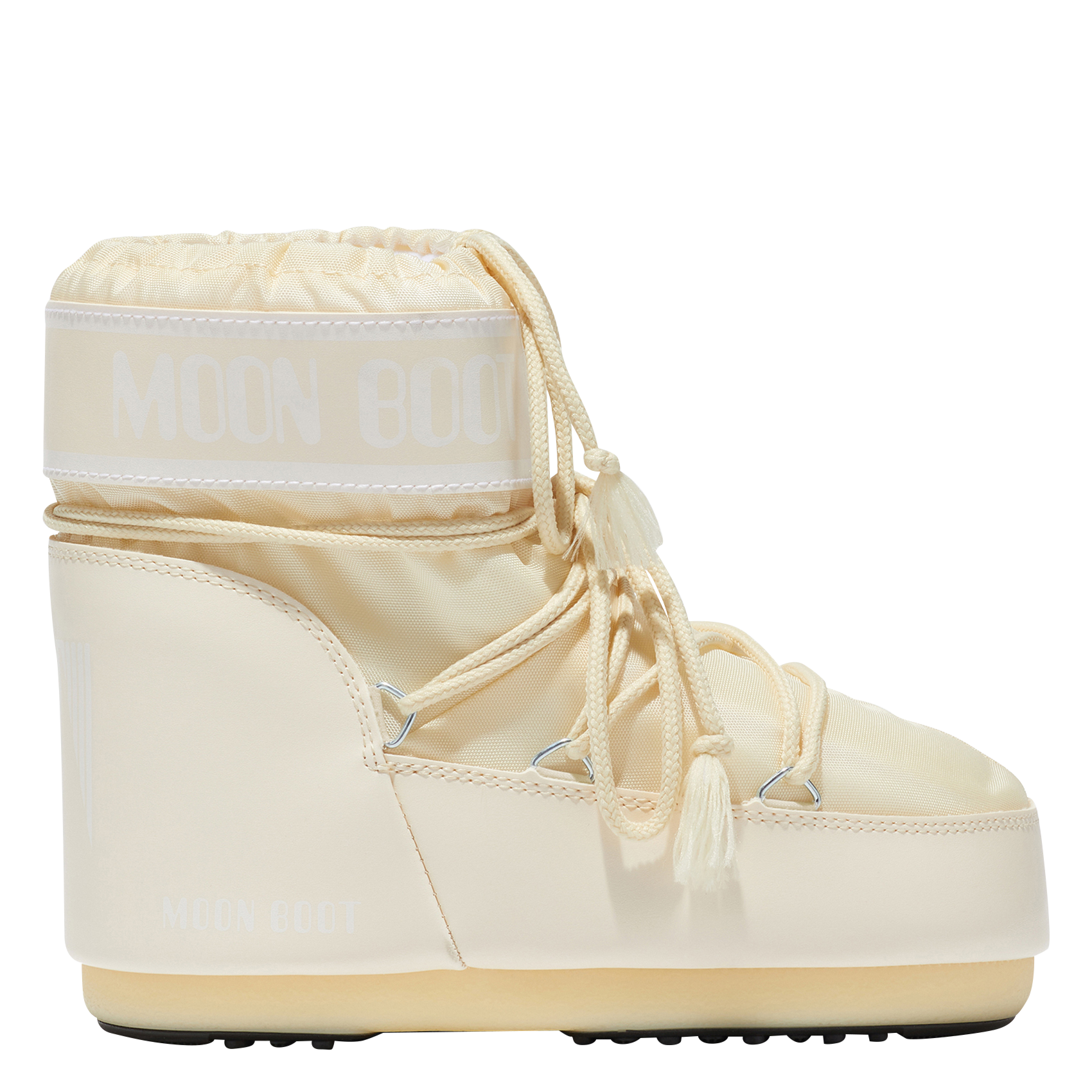 MB ICON LOW NYLON - Bottines à lacets | Beige